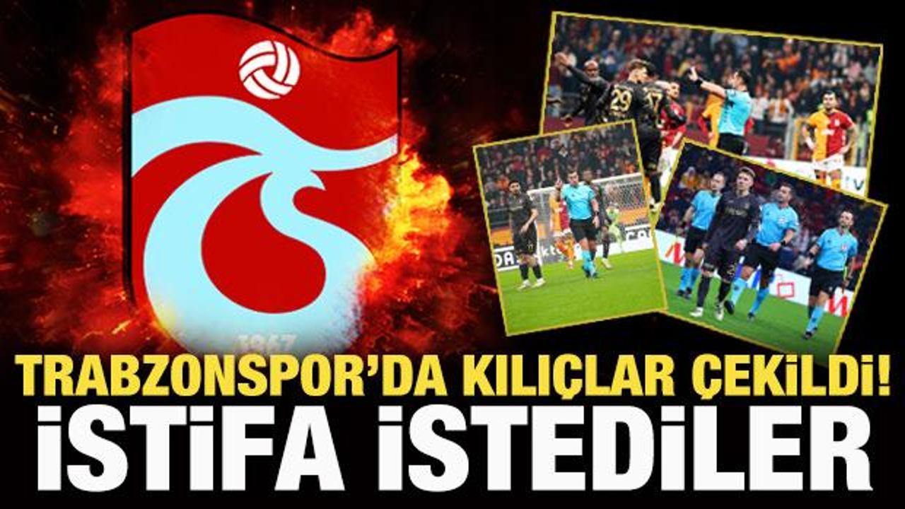 Trabzonspor'da kılı&ccedil;lar &ccedil;ekildi! İstifa istediler