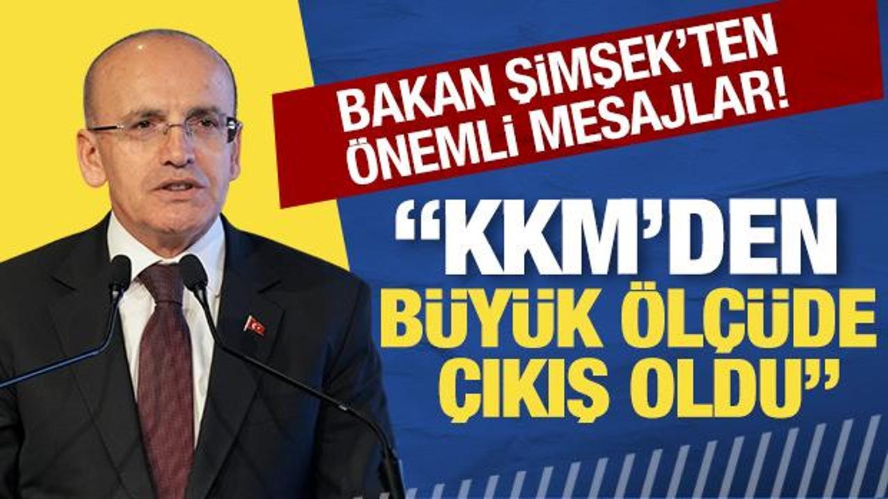 Bakan Şimşek: Kur Korumalı Mevduat'ta b&uuml;y&uuml;k &ouml;l&ccedil;&uuml;de &ccedil;ıkış oldu