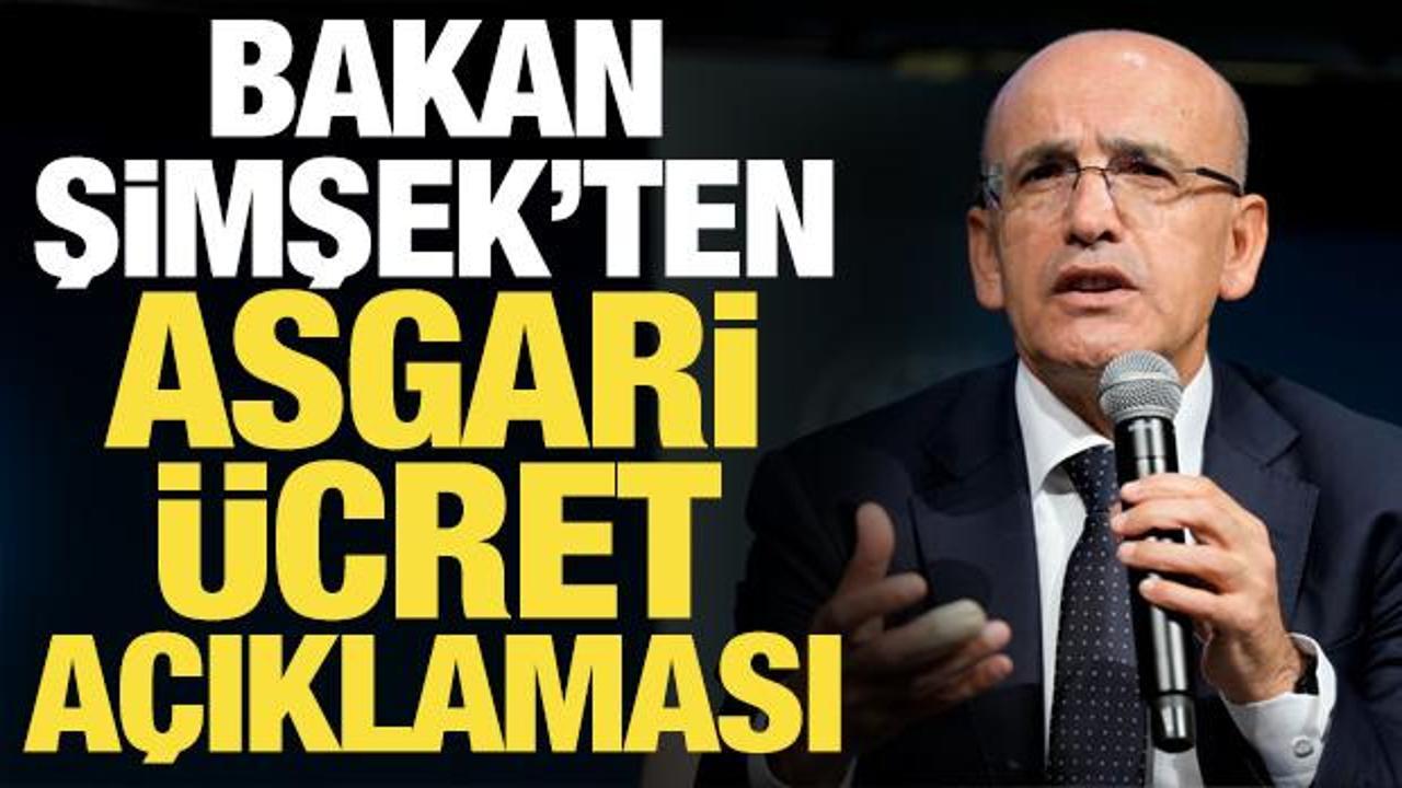 Bakan Şimşek'ten asgari ücret açıklaması: Enflasyonun üzerinde artıyor