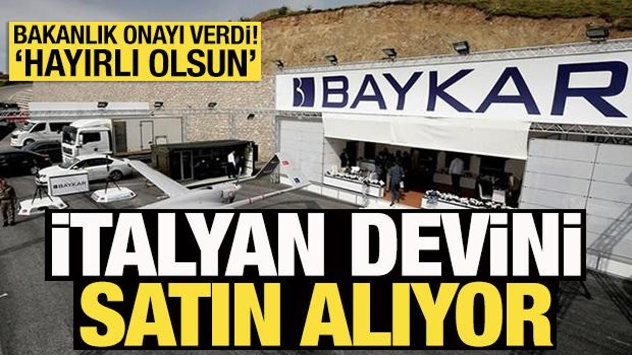 Baykar, İtalyan devini satın alıyor! Bakanlıktan onay &ccedil;ıktı