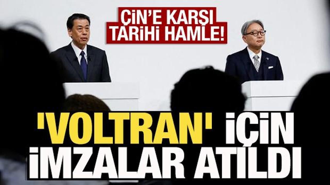 &Ccedil;in'e karşı tarihi hamle, 'Voltran' i&ccedil;in imzalar atıldı! D&uuml;nyanın &uuml;&ccedil;&uuml;nc&uuml; b&uuml;y&uuml;ğ&uuml; olacak