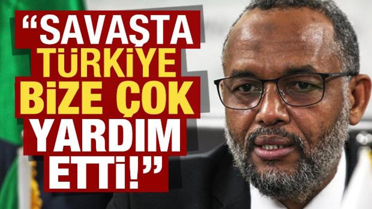 'Savaşta T&uuml;rkiye bize yardım etti'