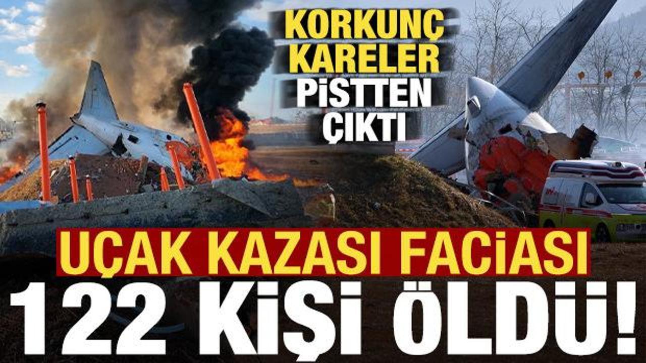 G&uuml;ney Kore yolcu u&ccedil;ağı kaza yaptı: 179 &ouml;l&uuml;