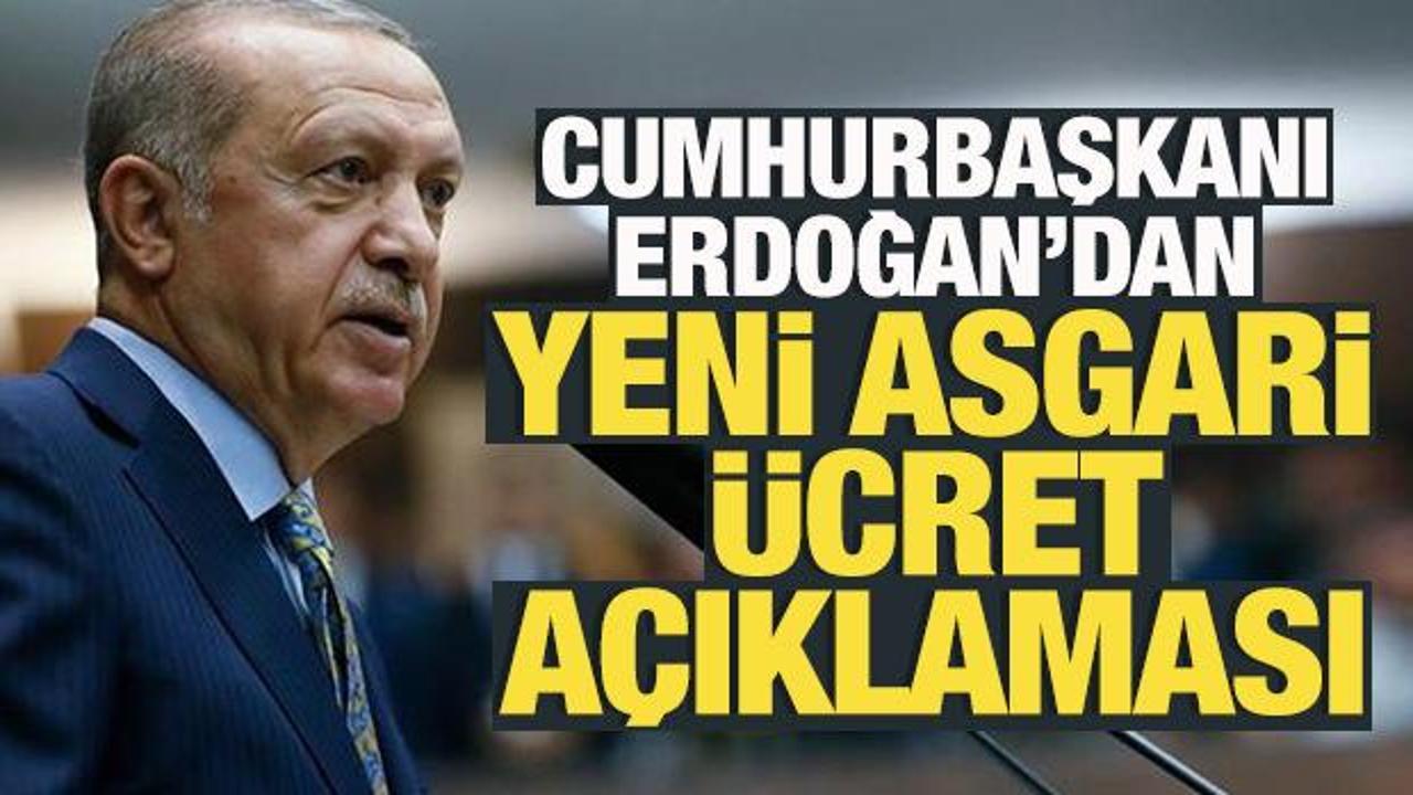 Son dakika haberi: Cumhurbaşkanı Erdoğan'dan yeni asgari &uuml;cret a&ccedil;ıklaması