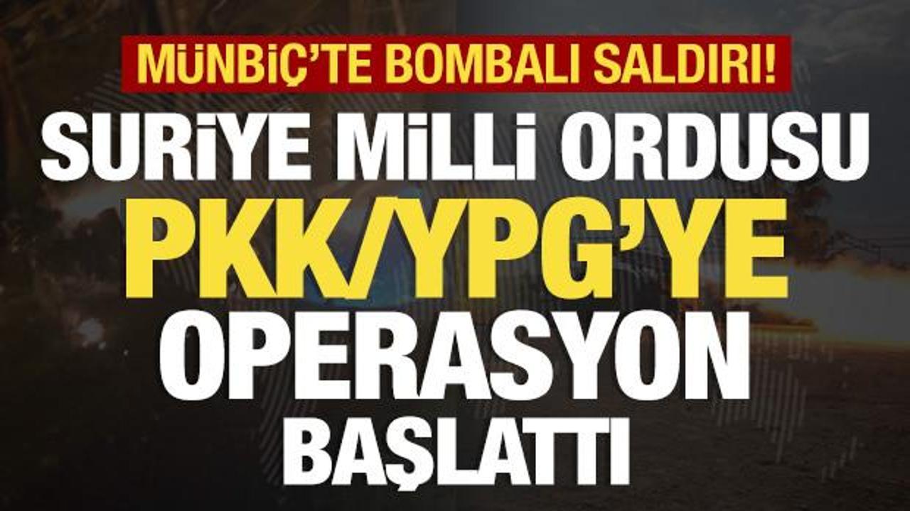 Son dakika: M&uuml;nbi&ccedil;'te bombalı saldırı! SMO, PKK/YPG'ye operasyon başlattı