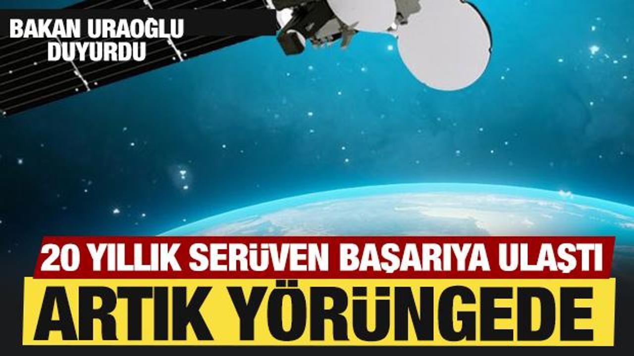 20 yıllık serüven başarıya ulaştı! Bakan Uraloğlu müjdeyi verdi
