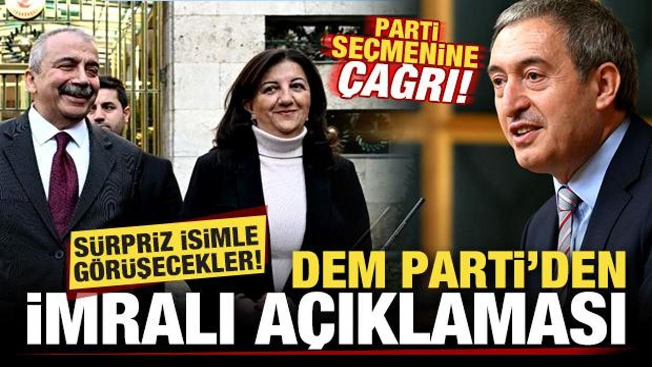 DEM Parti'den son dakika İmralı açıklaması! Sürpriz görüşme kararı! Parti seçmenine çağrı