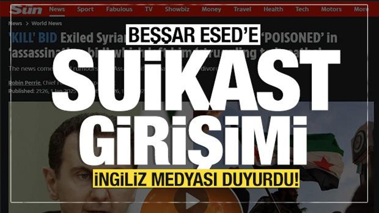 Devrik lider i&ccedil;in &ouml;l&uuml;m talimatı! Eli kanlı Esed zehirlendi!