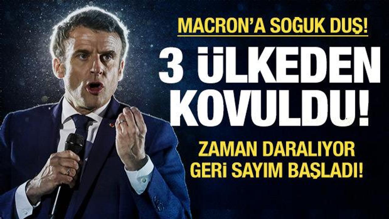 Fransa'ya soğuk duş: 3 &uuml;lkeden kovuldular!