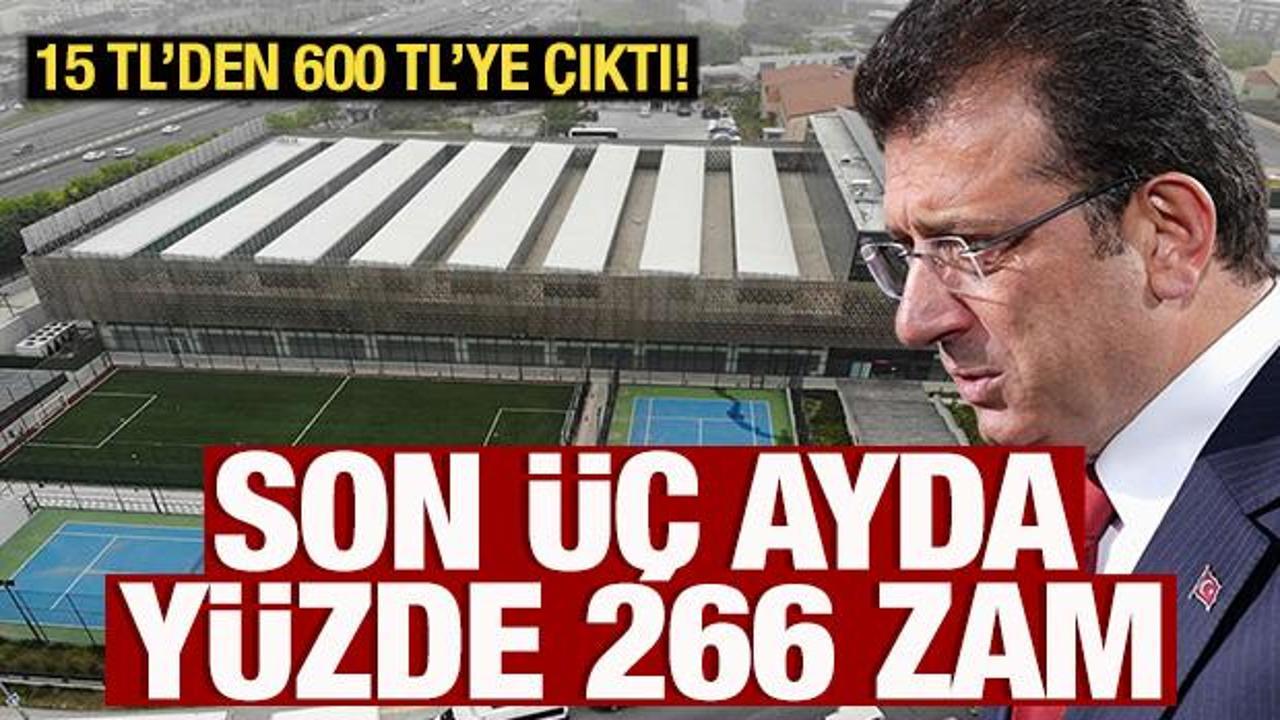  İBB'den son &uuml;&ccedil; ayda y&uuml;zde 266 zam! 3 yılda 15 TL'den 600 TL'ye &ccedil;ıktı