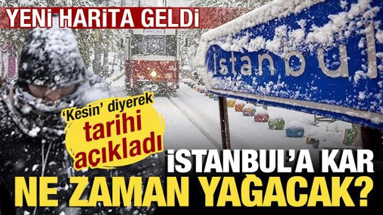İstanbul'a kar ne zaman yağacak? 'Kesin' diyerek açıkladı! Meteoroloji'den yeni harita...
