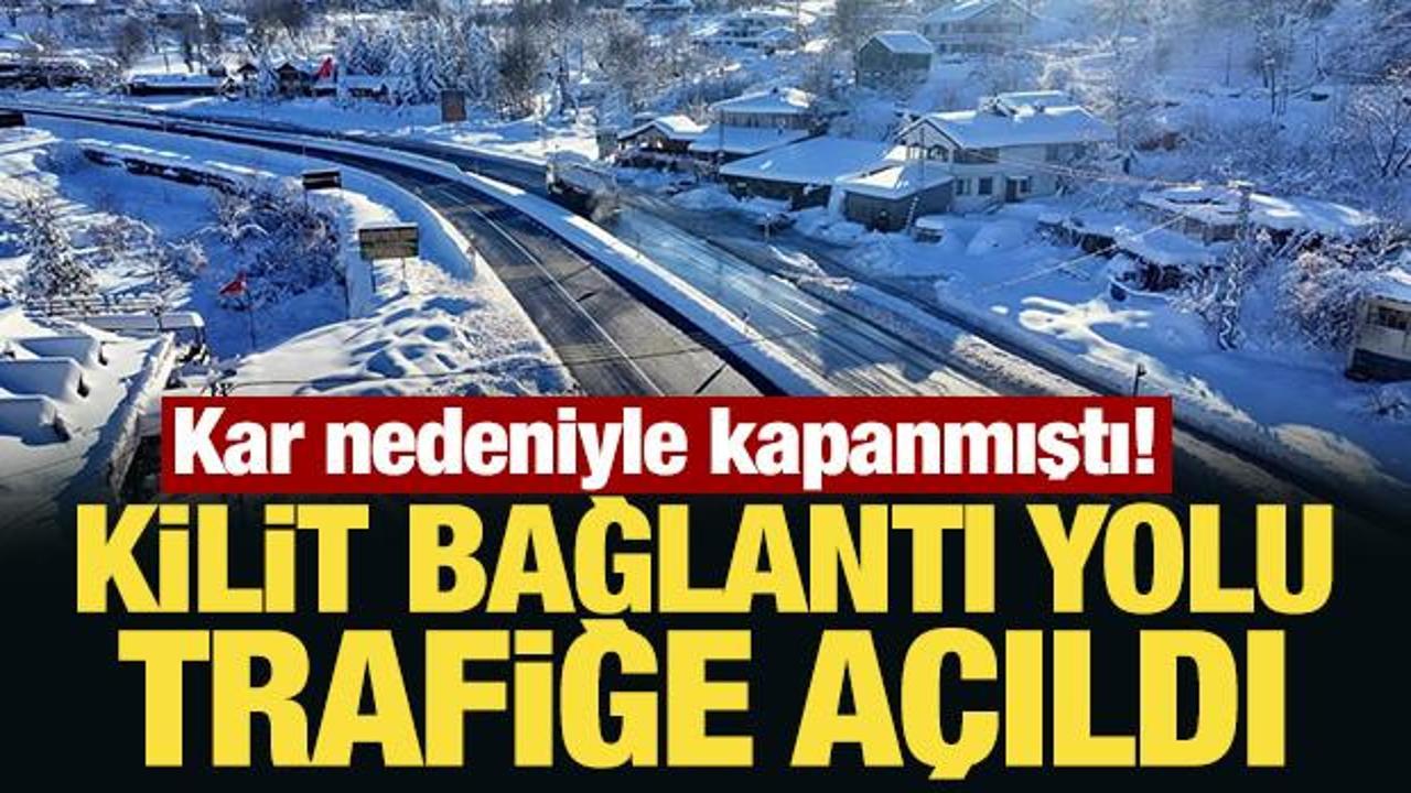 Kar nedeniyle kapanmıştı! D-100 kara yolu Gerede-Karab&uuml;k kesimi trafiğe a&ccedil;ıldı