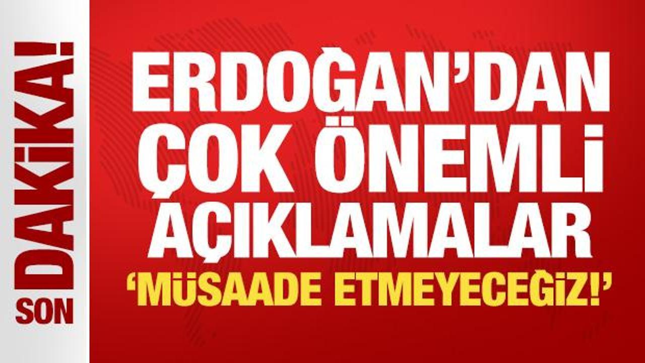 Son Dakika... Erdoğan'dan Mehmet&ccedil;ik'e yeni yıl mesajı: Ter&ouml;re m&uuml;saade etmeyeceğiz