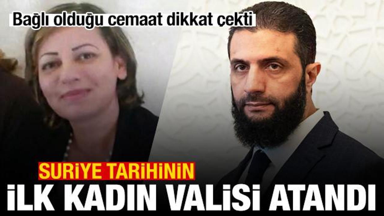 Suriye'nin ilk kadın valisi S&uuml;veyda'ya atandı