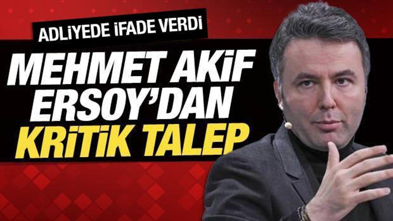 Uyuşturucudan tutuklanan Mehmet Akif Ersoy ek ifade i&ccedil;in adliyede