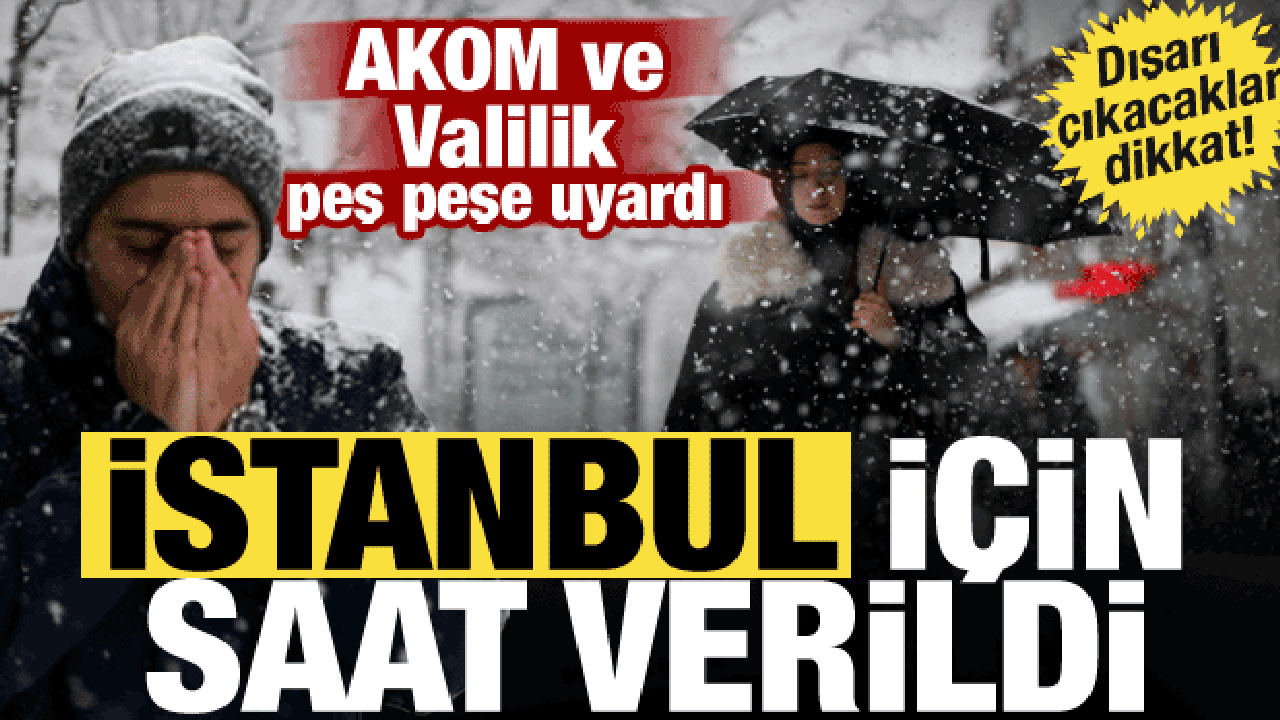 Yılın son g&uuml;n&uuml; kar bastıracak: Meteoroloji'den 42 ilde alarm! İstanbul i&ccedil;in saat verildi