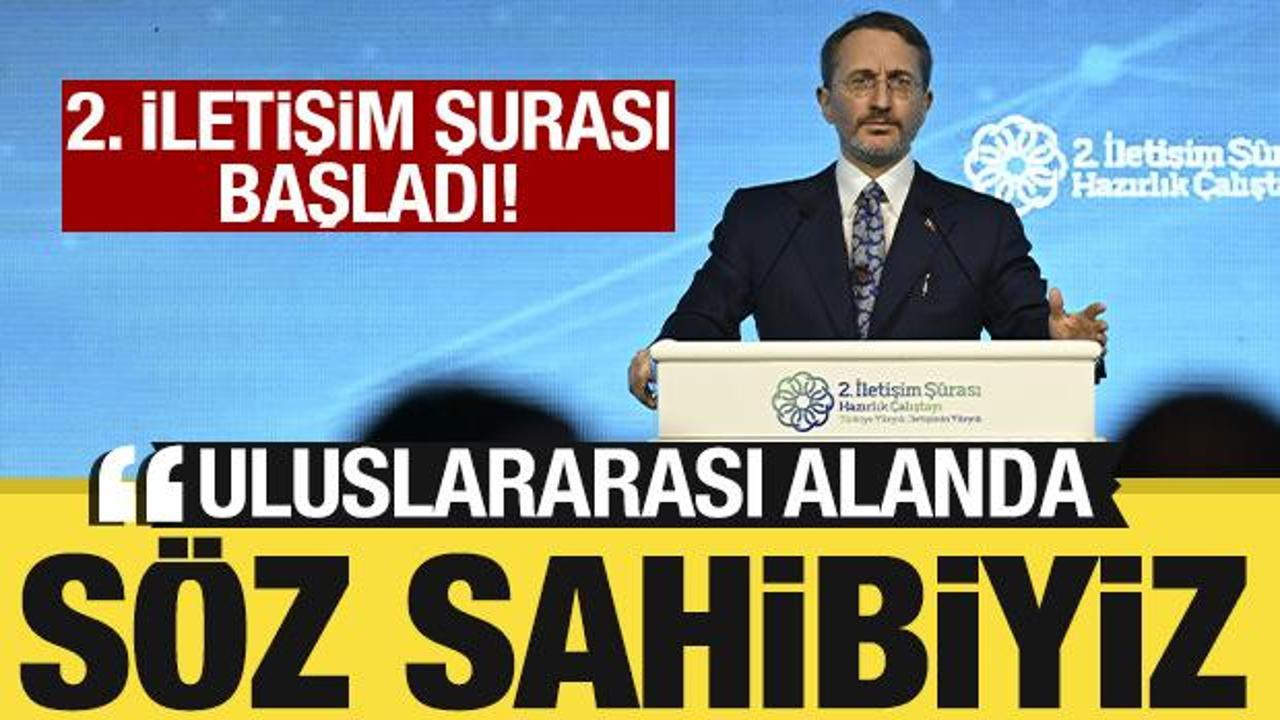 2. İletişim Şurası başladı: Fahrettin Altun'dan önemli açıklamalar!