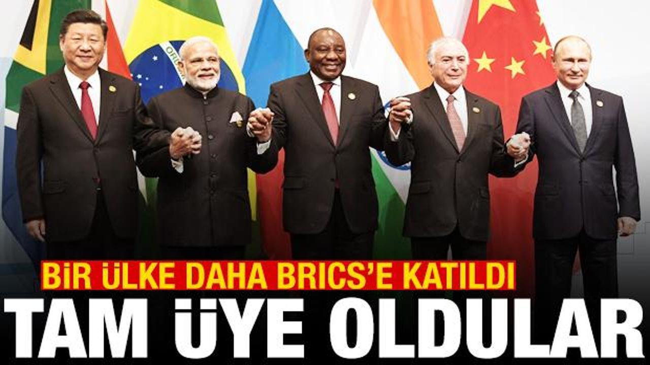 Endonezya, BRICS'e tam &uuml;ye oldu