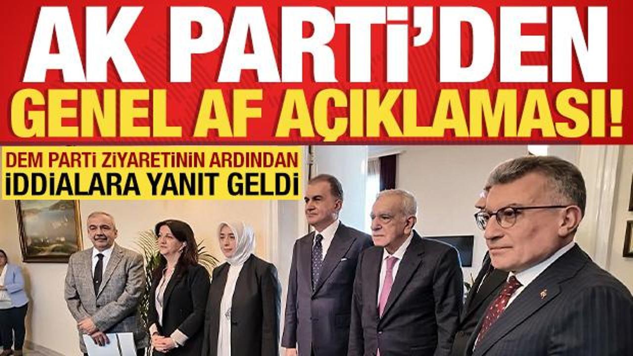 'Genel af' iddialarına AK Parti Grup Başkanı Abdullah Güler'den yanıt!