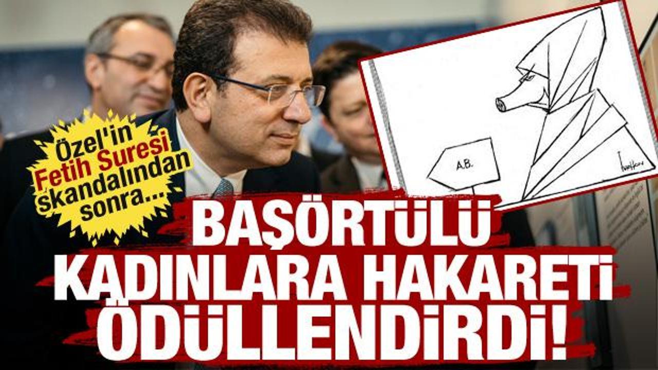 İmamoğlu dini değerleri aşağılayan karikatüriste kültür evi açtı!