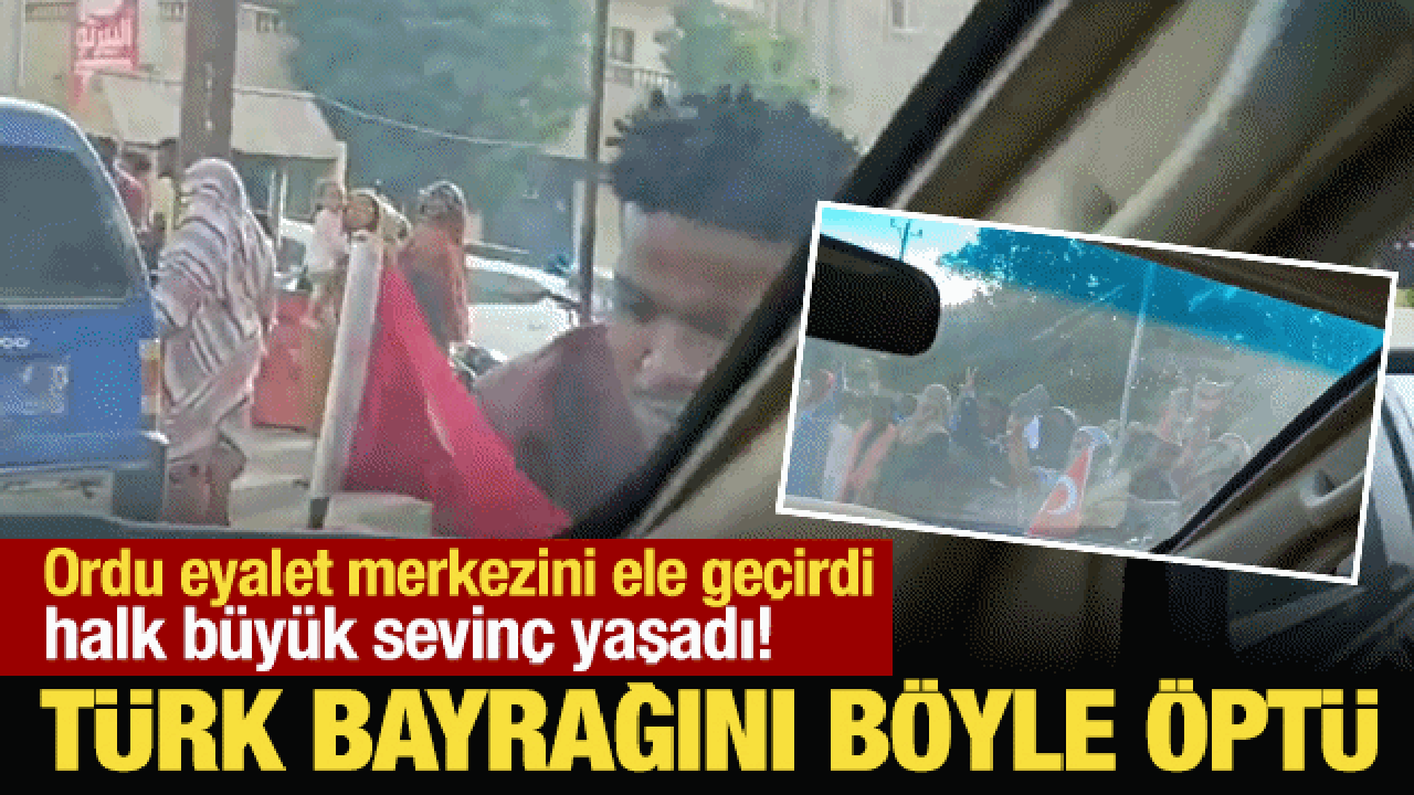 Ordu eyalet merkezini ele ge&ccedil;irdi, halk b&uuml;y&uuml;k sevin&ccedil; yaşadı! T&uuml;rk bayrağını b&ouml;yle &ouml;pt&uuml;