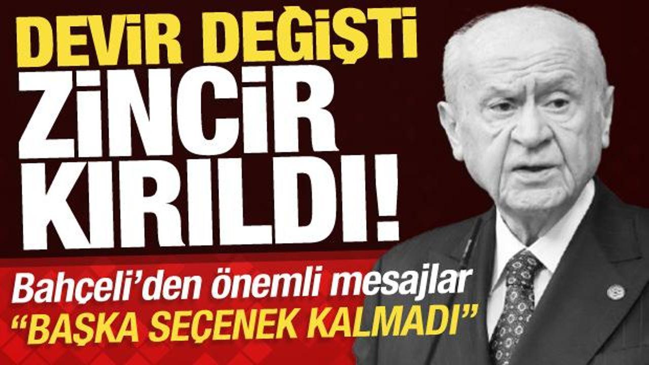 Son dakika... Devlet Bah&ccedil;eli: Ter&ouml;r bitecek, kardeşlik bilinecek!