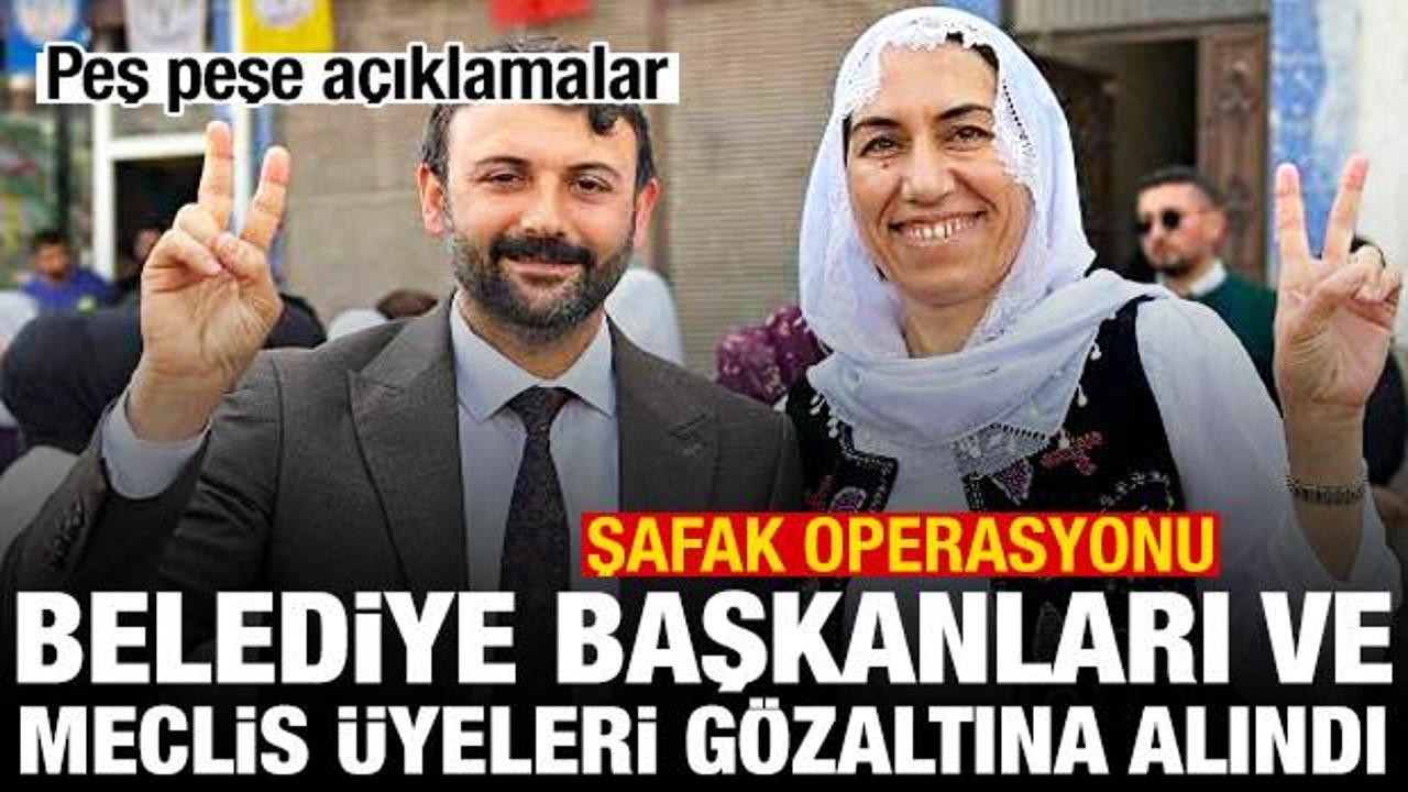Akdeniz Belediyesi Eş Başkanları g&ouml;zaltına alındı