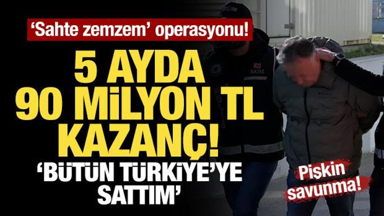 Zemzeme &ccedil;eşme suyu ekledi: T&uuml;m &uuml;lkeye dağıttı! G&ouml;zaltına alındı
