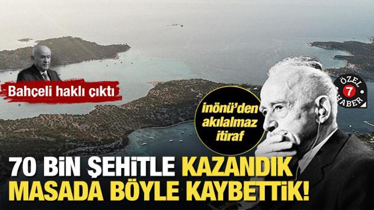 70 bin şehitle fethettik,oyunlarla kaybettik!Bahçeli’nin '12 Ada' çıkışının tarihi kodları
