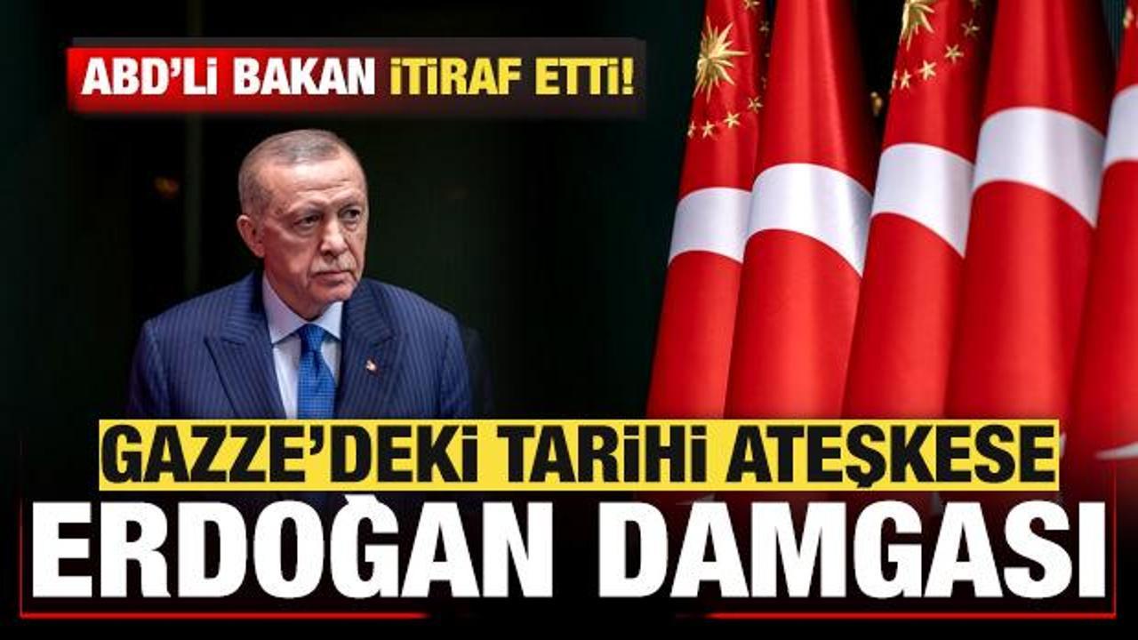 ABD açıkladı! Tarihi ateşkese Türkiye damgası: Hamas'ı masaya Erdoğan getirdi!