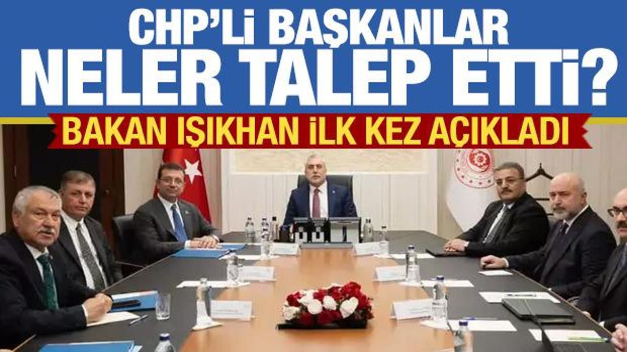 Bakan Işıkhan SGK bor&ccedil;ları i&ccedil;in CHP'li belediyelerden gelen talebi ilk kez a&ccedil;ıkladı!