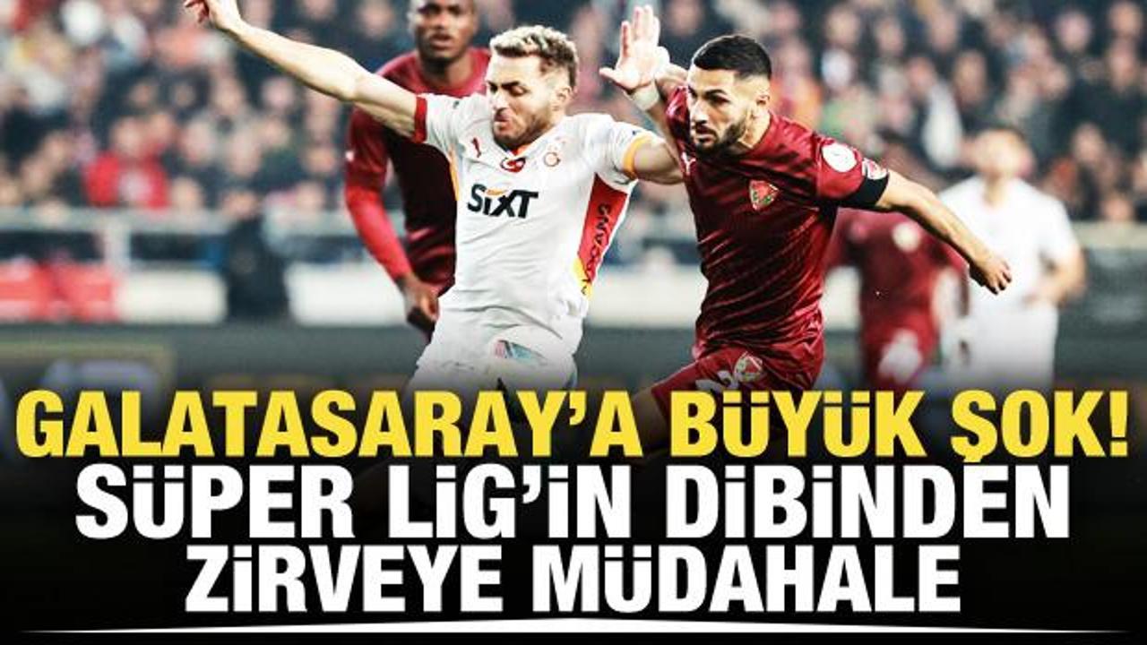 Galatasaray’a büyük şok! Süper Lig’in dibinden zirveye müdahale