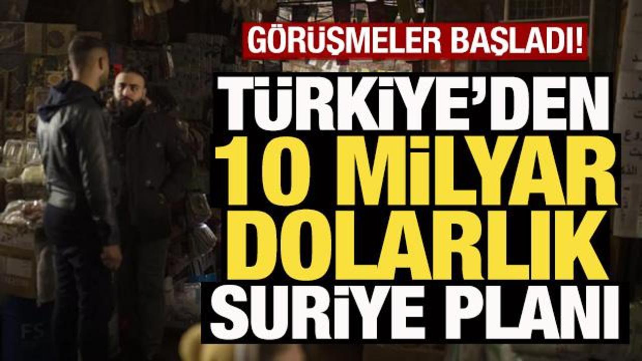 Hedef 10 milyar dolar: Suriye h&uuml;k&uuml;meti ile &ccedil;alışmalar başladı