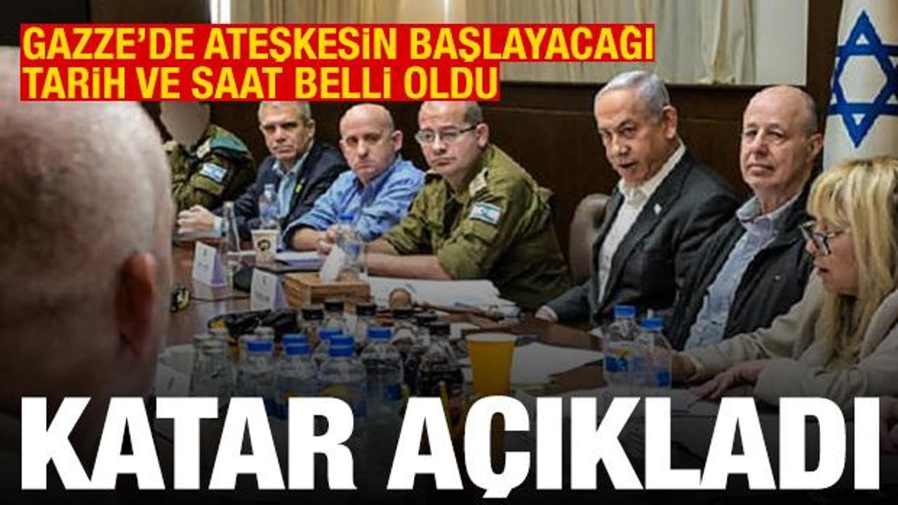 Katar açıkladı! Gazze'de ateşkes 19 Ocak'ta başlayacak