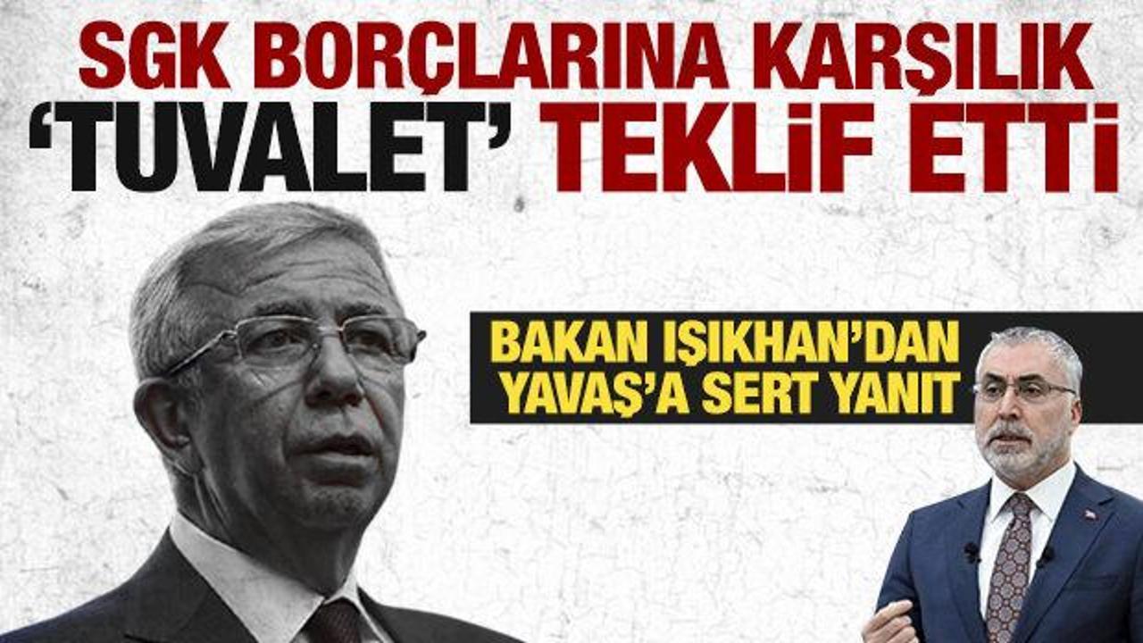 Mansur Yavaş bor&ccedil;larına karşılık tuvalet ve depo teklif etti
