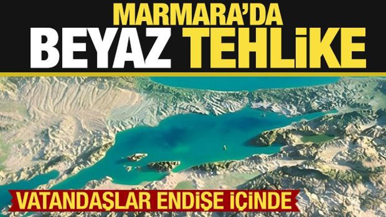 Marmara'da 'beyaz' tehlike! G&uuml;nden g&uuml;ne artıyor