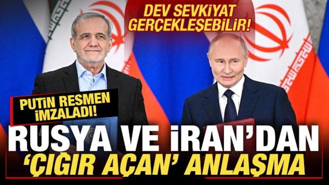 Putin son dakika duyurdu! Rusya ile İran'dan 'çığır açan' anlaşma! Resmen imzaladılar