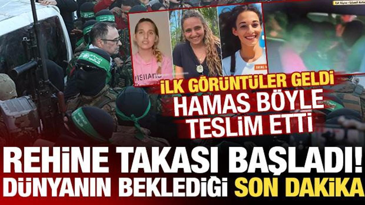 Son dakika... İsrail ile Hamas arasında esir takası başladı