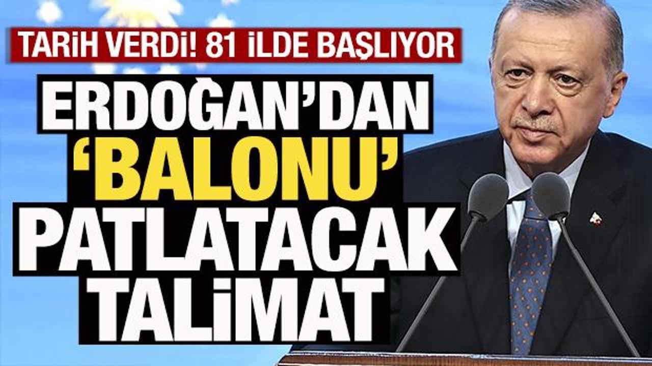 Yeni konut seferberliği başlıyor! Erdoğan talimatı verdi