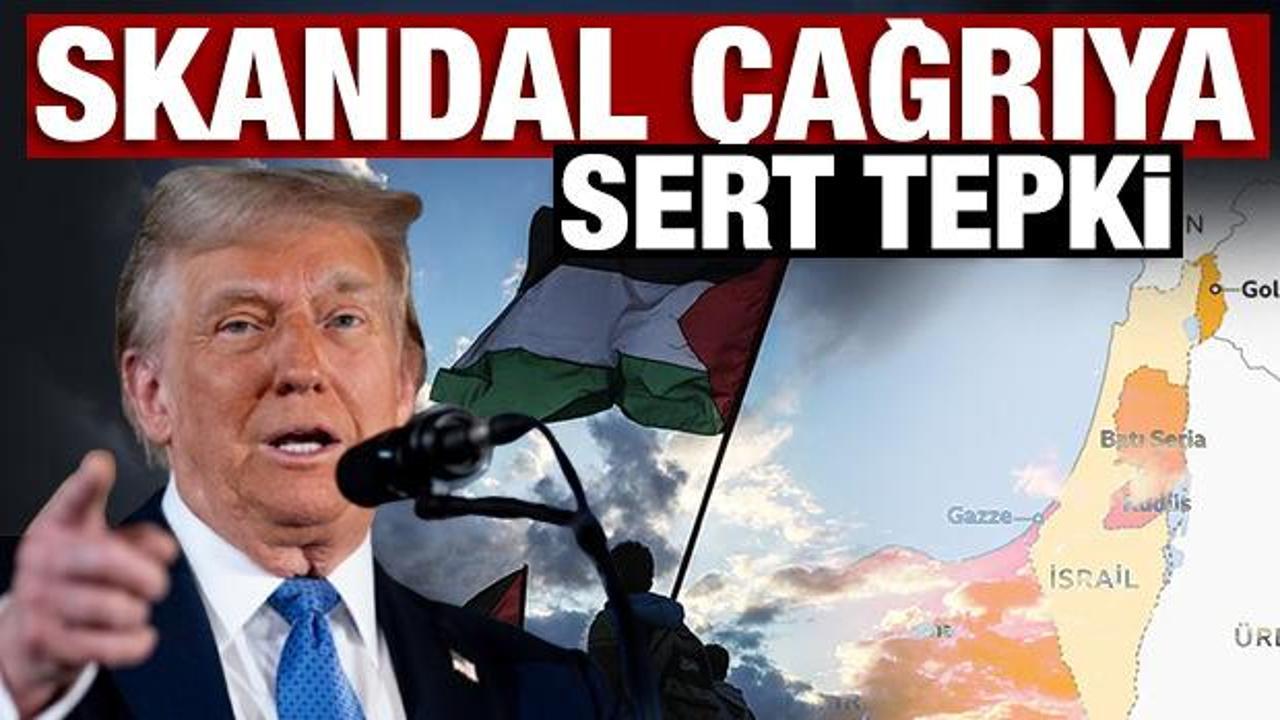 Filistinlilerden Trump'ın Gazze'yi tahliye etme &ccedil;ağrısına sert tepki