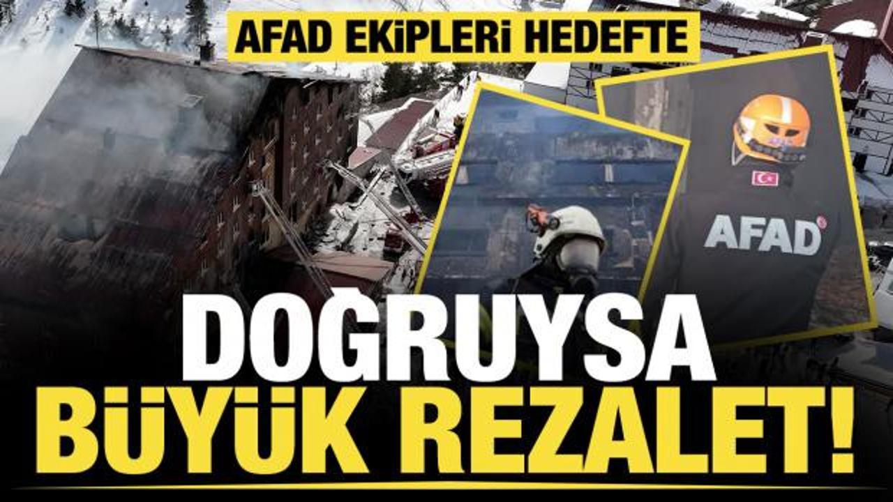 Kartalkaya'da şaşkına çeviren iddia: AFAD ekiplerinden ücret istediler!