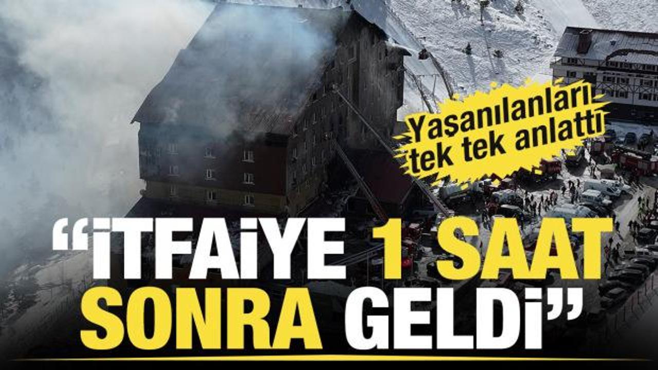 MHP'li Özdemir yaşanılanları tek tek anlattı! 'İtfaiye bir saat sonra müdahale etti'