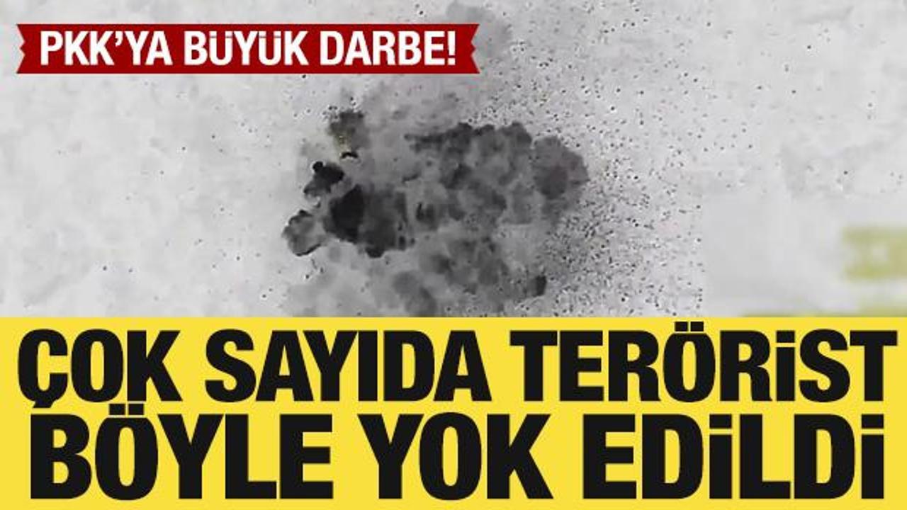 PKK'ya b&uuml;y&uuml;k darbe! 13 ter&ouml;rist yok edildi