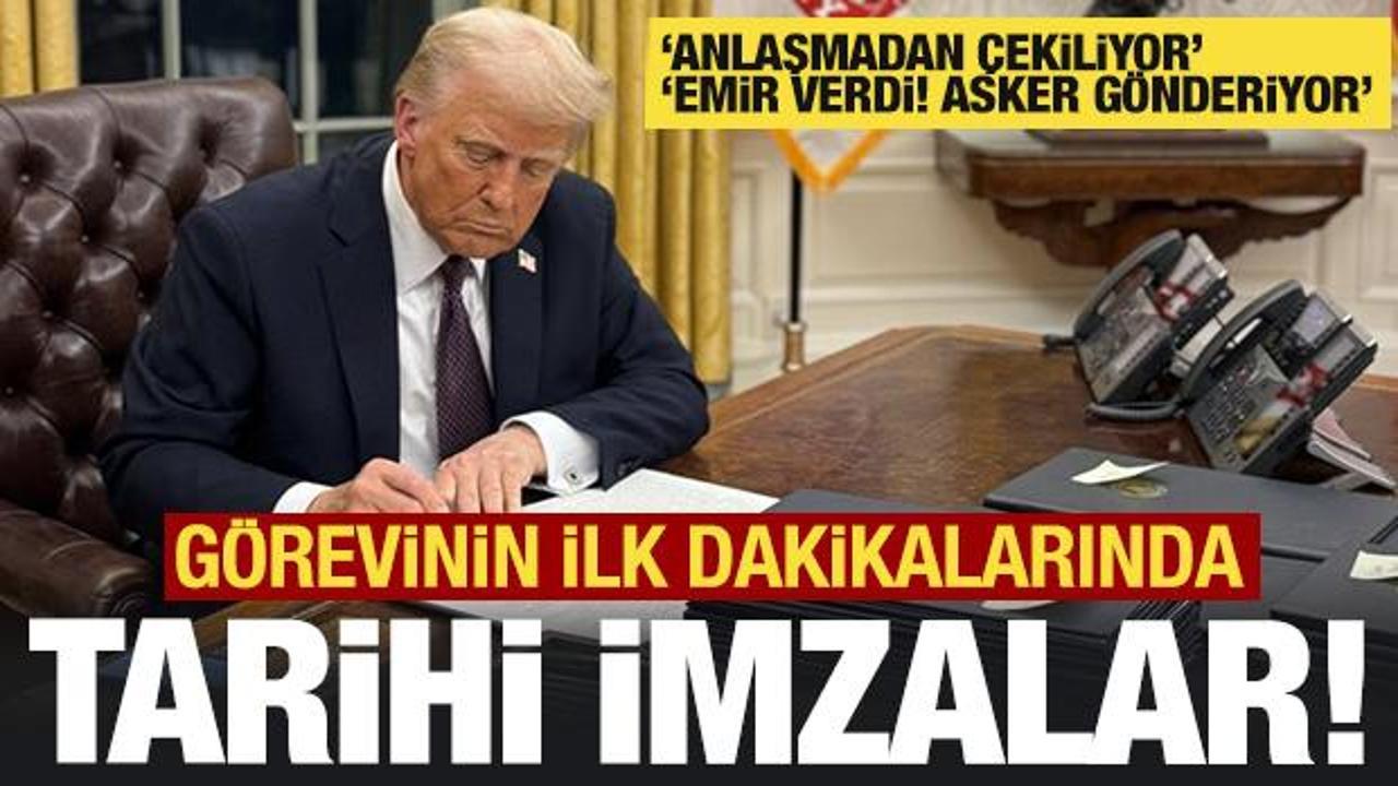Trump'tan dünyayı şoke eden kararlar! Anlaşmadan çekildi! Emir verdi, asker gönderiyor