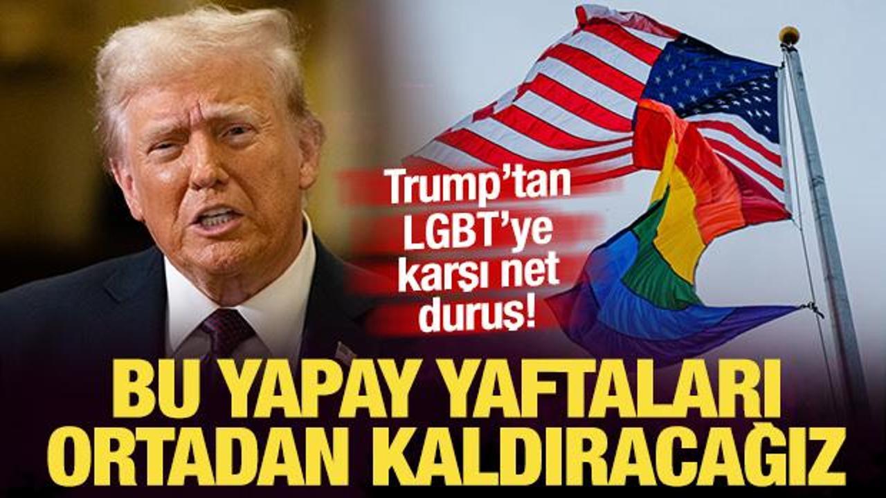 Trump'tan LGBT'ye karşı net duruş: Yapay yaftaları ortadan kaldıracağız!