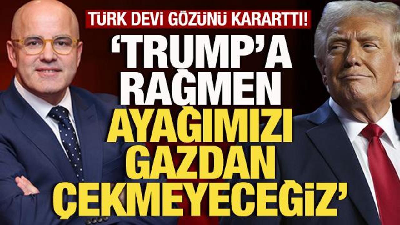 Türk devi böyle duyurdu: 'Trump'a rağmen ayağımızı gazdan çekmeyeceğiz'