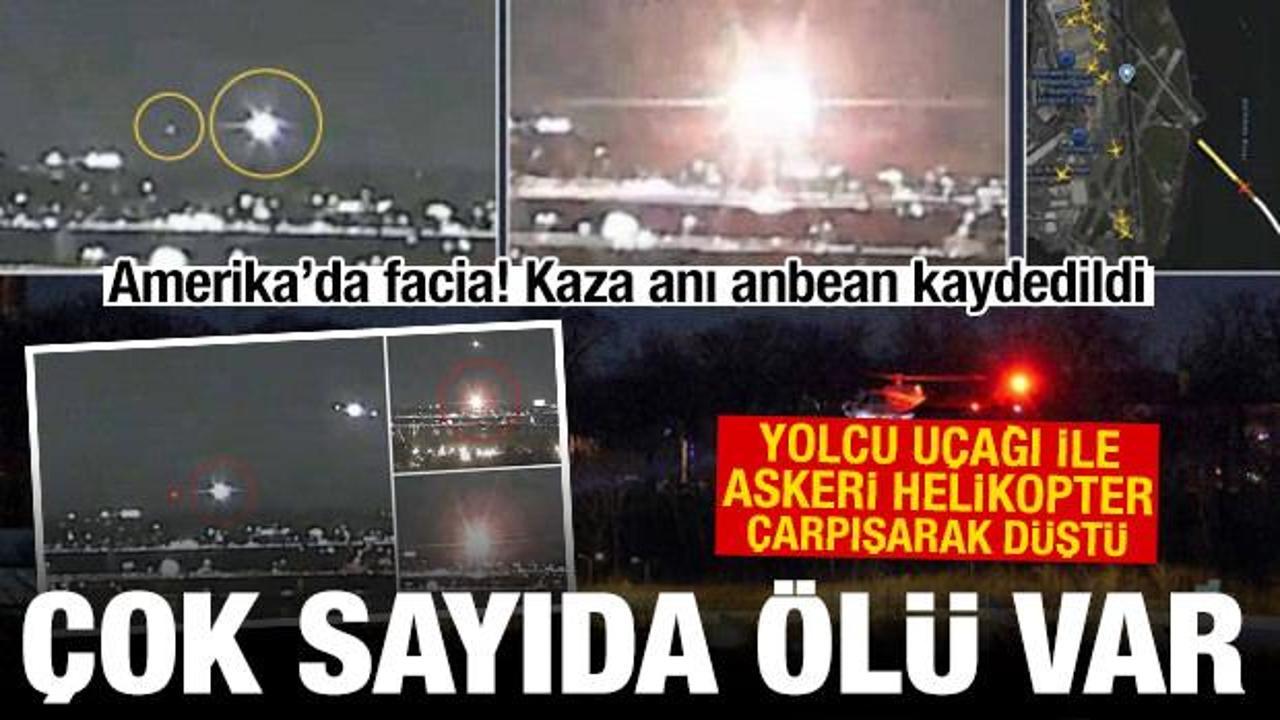 ABD'de yolcu uçağıyla askeri helikopter çarpışarak düştü! Kurtulan olmadı