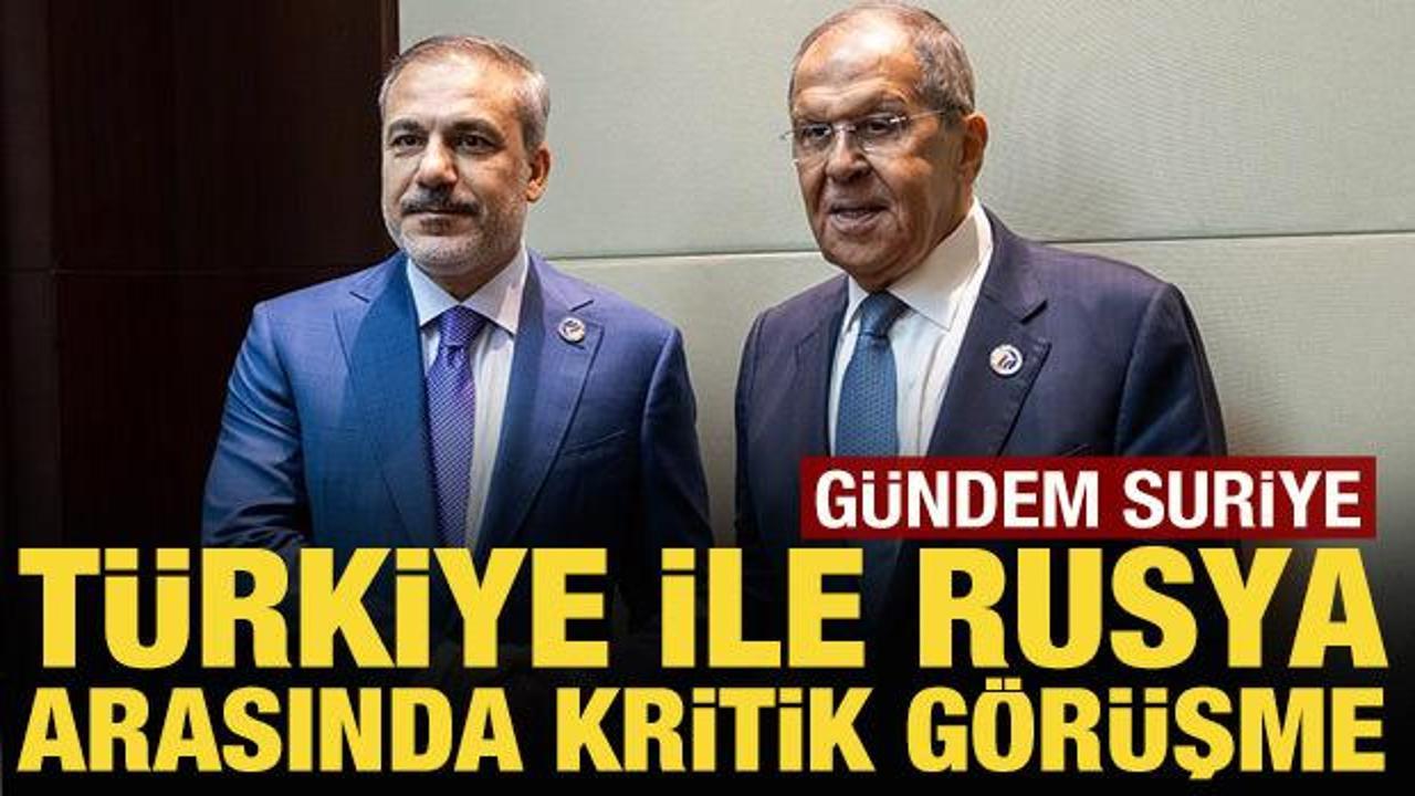 Bakan Fidan, Rus mevkidaşı Lavrov ile g&ouml;r&uuml;şt&uuml;