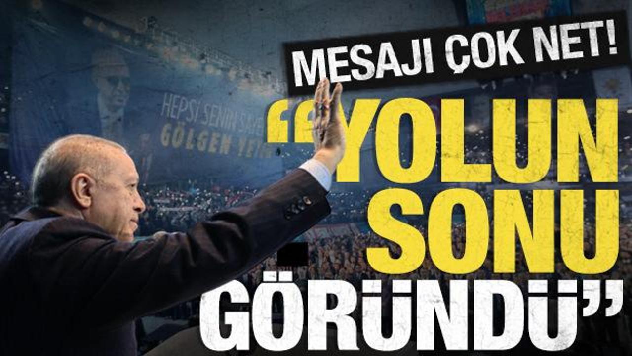 Cumhurbaşkanı Erdoğan: 'Ter&ouml;r baronları i&ccedil;in yolun sonu g&ouml;r&uuml;nd&uuml;'