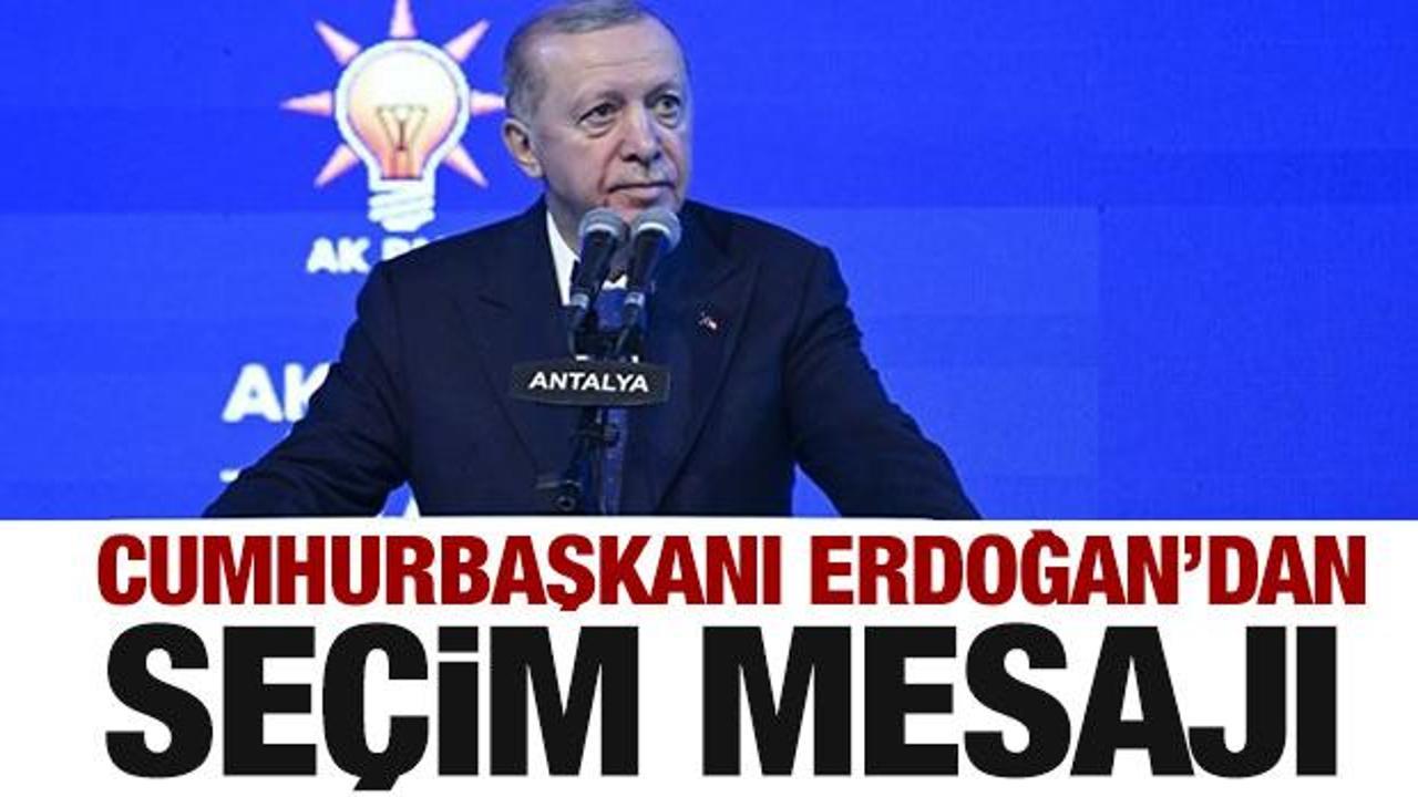 Cumhurbaşkanı Erdoğan'dan son dakika se&ccedil;im a&ccedil;ıklaması
